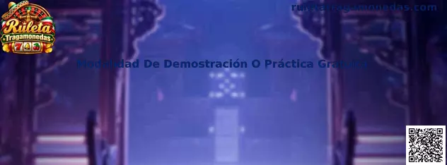 Interfaz de Modalidad De Demostración O Práctica Gratuita en Ruleta Tragamonedas