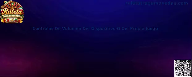 Controles De Volumen Del Dispositivo O Del Propio Juego en Ruleta Tragamonedas