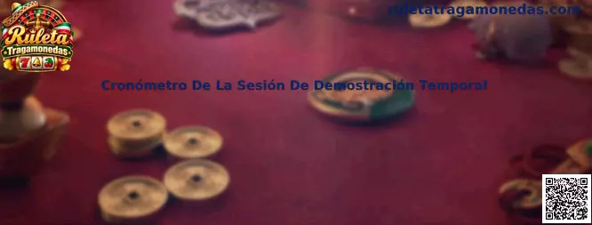 Cronómetro De La Sesión De Demostración Temporal en Ruleta Tragamonedas