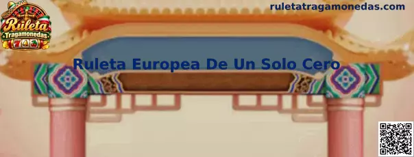 Mecanismo de Ruleta Europea De Un Solo Cero integrada con funciones de Ruleta Tragamonedas