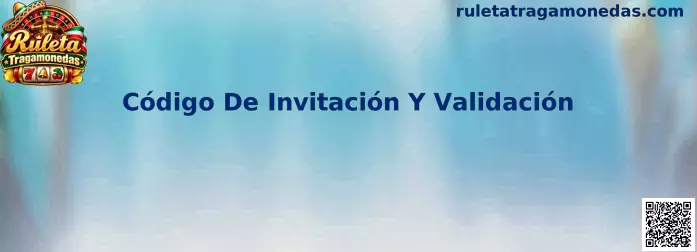 Imagen informativa sobre el código de invitación y validación para acceder de manera segura a plataformas de juegos en línea