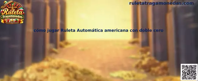Ilustración de una ruleta automática americana para identificar sus números, casillas y apuestas