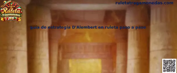 Guía de estrategia D'Alembert en ruleta paso a paso